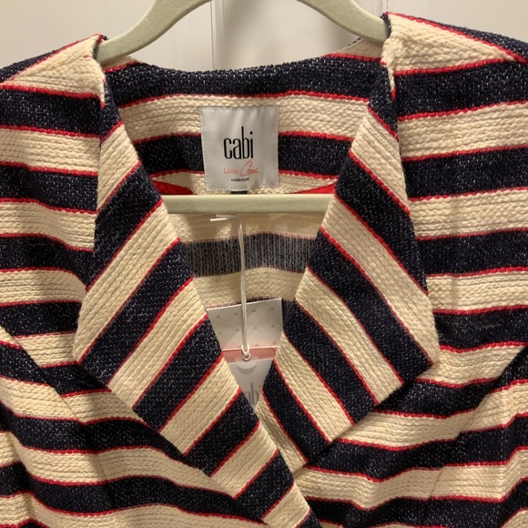 CAbi Striped Cruise Blazer Jacket - Picture 2 of 10